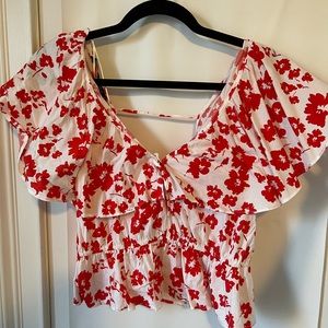 Zara floral top